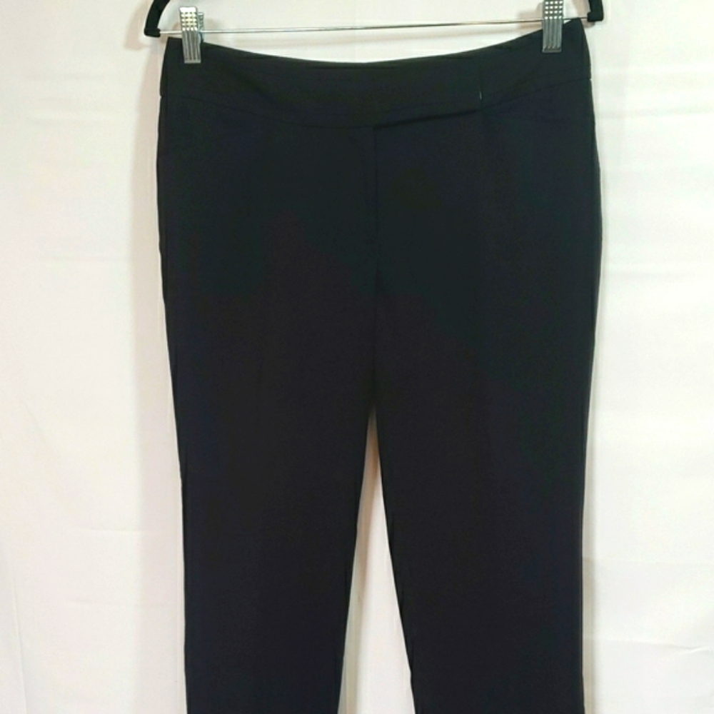 White House Black Market Black Cropped Pants